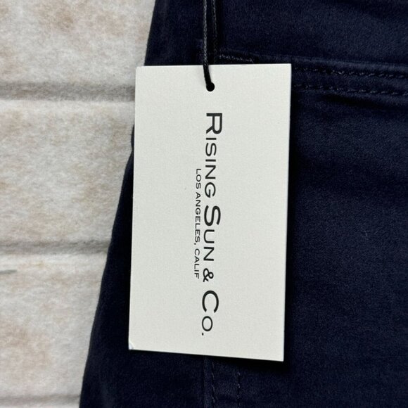 Rising Sun Men’s Slim Fit Stretch Jeans Navy Blue Denim Repreve Size 30x34 - Picture 4 of 16